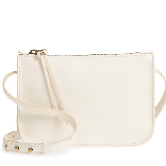 Madewell Handbags - Madewell Simple Crossbody WHITE
